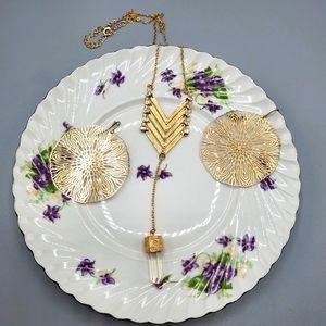 Earrings and Necklace Set